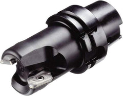 Sandvik Coromant - 3 Inserts, 40mm Cut Diam, 63mm Arbor Diam, 12mm Max Depth of Cut, Indexable Square-Shoulder Face Mill - 143mm High, R790-1604.. Insert Compatibility, Through Coolant, Series CoroMill 790 - Eagle Tool & Supply