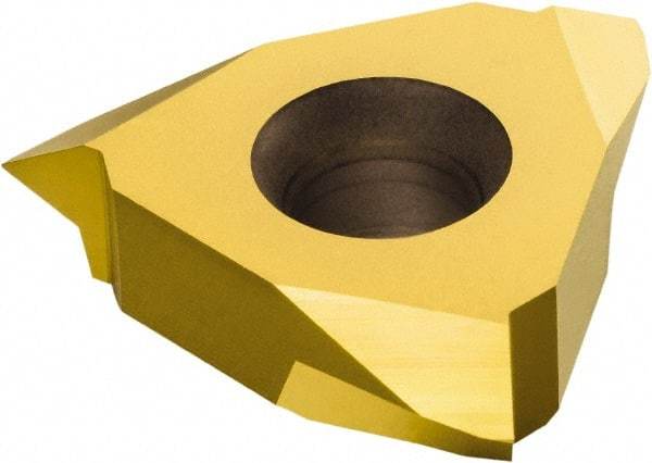 Sandvik Coromant - 400 TPI, Internal Thread, Partial Profile 60° Standard, VM-TH 1025 Grade Thread Mill Insert - Carbide - Eagle Tool & Supply