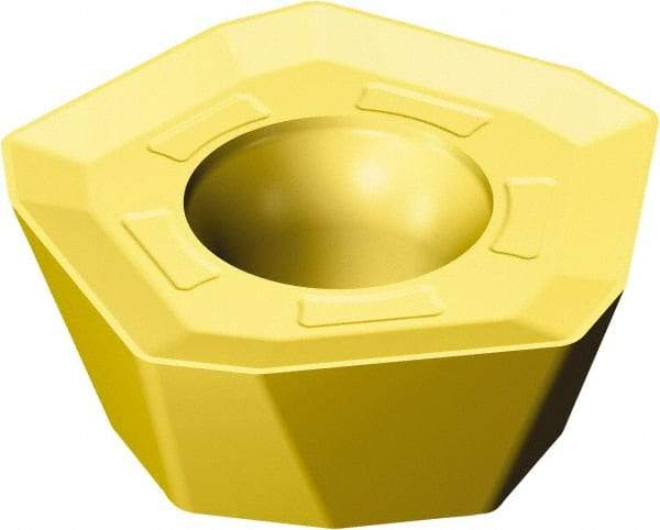 Sandvik Coromant - 419R1405 PM Grade 2040 Carbide Milling Insert - TiCN/Al2O3/TiN Finish, 5.56mm Thick, 14mm Inscribed Circle, 0.8mm Corner Radius - Eagle Tool & Supply