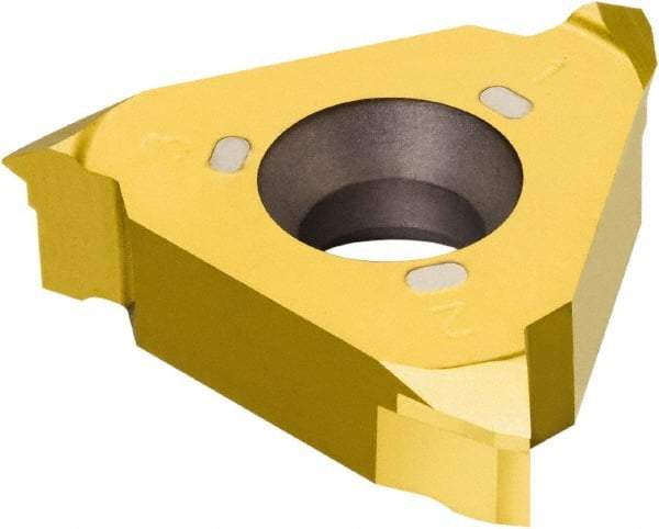 Sandvik Coromant - 3.5mm Pitch, Internal Thread, Metric Standard, 328 1025 Grade Thread Mill Insert - Carbide, TiAlN+TiN Coating - Eagle Tool & Supply