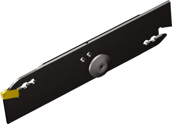 Sandvik Coromant - 26mm Max Depth of Cut, Right Hand Cut, Indexable Grooving Blade - 2.6mm Insert Width, E Seat Size, QD-N/R/L2..C..D Insert Style, Series CoroCut QD - Eagle Tool & Supply