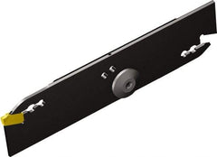 Sandvik Coromant - 26mm Max Depth of Cut, Right Hand Cut, Indexable Grooving Blade - 2.6mm Insert Width, E Seat Size, QD-N/R/L2..C..D Insert Style, Series CoroCut QD - Eagle Tool & Supply