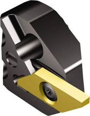 Sandvik Coromant - 570-xxR/LSMAL Insert, 14mm Head Length, Modular Grooving Cutting Unit Head - Left Hand Cut, System Size 25, Through Coolant, Series CoroCut XS - Eagle Tool & Supply