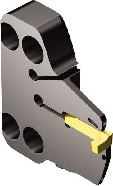 Sandvik Coromant - SL70-R/LG..C Insert, 27.7mm Head Length, Modular Grooving Cutting Unit Head - Left Hand Cut, System Size 70, Through Coolant, Series CoroCut 1-2 - Eagle Tool & Supply