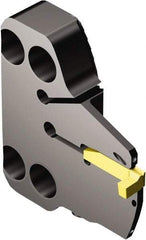 Sandvik Coromant - SL70-R/LG..C Insert, 27.7mm Head Length, Modular Grooving Cutting Unit Head - Left Hand Cut, System Size 70, Through Coolant, Series CoroCut 1-2 - Eagle Tool & Supply