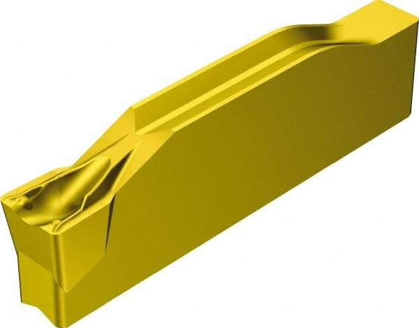Sandvik Coromant - 400N123H1 TF Grade 2135, 4mm Cutting Width Carbide Grooving Insert - 2.2mm Max Depth of Cut, Neutral, 0.4mm Corner Radius, TiCN/Al2O3/TiN Finish - Eagle Tool & Supply