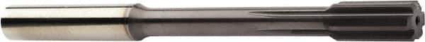 Sandvik Coromant - 9mm Solid Carbide 6 Flute Chucking Reamer - Straight Flute, 26mm Flute Length, 100mm OAL - Eagle Tool & Supply