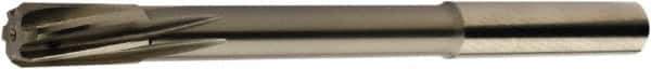 Sandvik Coromant - 9.5mm Solid Carbide 6 Flute Chucking Reamer - Spiral Flute, 26mm Flute Length, 120mm OAL - Eagle Tool & Supply