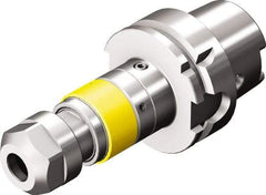 Sandvik Coromant - HSK100A Taper Shank Tapping Chuck/Holder - M16 to M30 Tap Capacity, 163.4mm Projection, Through Coolant - Exact Industrial Supply