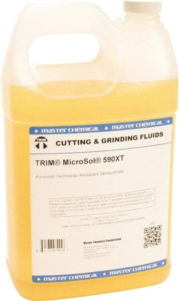 Master Fluid Solutions - Trim MicroSol 590XT, 1 Gal Bottle Cutting Fluid - Semisynthetic, For Inconel\xAE Machining - Eagle Tool & Supply