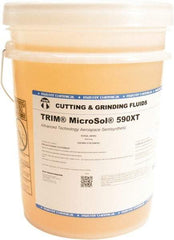 Master Fluid Solutions - Trim MicroSol 590XT, 5 Gal Pail Cutting Fluid - Semisynthetic, For Inconel\xAE Machining - Eagle Tool & Supply