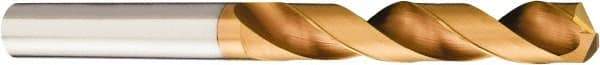 Sandvik Coromant - 4.7mm 140° Solid Carbide Jobber Drill - TiAlN Finish, Right Hand Cut, Cylindrical Shank, 74mm OAL - Eagle Tool & Supply