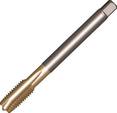 Sandvik Coromant - #1-11 G, 4 Flute, AlCrN Finish, High Speed Steel Spiral Point Tap - Plug Chamfer, Right Hand Thread, 160mm OAL, 30mm Thread Length, 25mm Shank Diam, 5H/2B Class of Fit, Series CoroTap 200 - Exact Industrial Supply