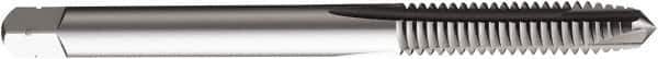 Sandvik Coromant - M6x1.00 Metric, 3 Flute, TiCN Finish, High Speed Steel Spiral Point Tap - Plug Chamfer, Right Hand Thread, 82.4mm OAL, 30mm Thread Length, 6mm Shank Diam, 6H Class of Fit, Series CoroTap 200 - Exact Industrial Supply