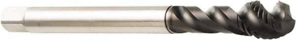 Sandvik Coromant - M20x1.50 Metric Fine 4 Flute 6HX Modified Bottoming Spiral Flute Tap - Powdered Metal, CoolTop Finish, 125mm OAL, Right Hand Flute, Right Hand Thread, Series CoroTap 300 - Eagle Tool & Supply