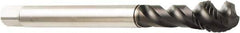 Sandvik Coromant - M16x1.00 Metric Fine 4 Flute 6HX Modified Bottoming Spiral Flute Tap - Solid Carbide, CoolTop Finish, 100mm OAL, Right Hand Flute, Right Hand Thread, Series CoroTap 300 - Eagle Tool & Supply