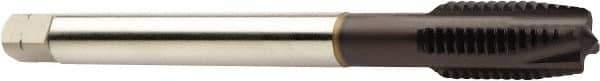 Sandvik Coromant - M4x0.50 Metric Fine, 3 Flute, High Speed Steel Spiral Point Tap - Plug Chamfer, Right Hand Thread, 66.2mm OAL, 12mm Thread Length, 2.8mm Shank Diam, 6HX Class of Fit, Series CoroTap 200 - Exact Industrial Supply