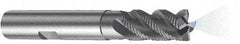 Sandvik Coromant - 12mm, 26mm LOC, 12mm Shank Diam, 83mm OAL, 4 Flute, Solid Carbide Square End Mill - Single End, TiAlN Finish, Spiral Flute, 40° Helix, Right Hand Cut, Right Hand Flute, Series CoroMill Plura - Eagle Tool & Supply