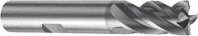 Sandvik Coromant - 12mm, 4 Flute, Solid Carbide, Corner Radius End Mill - 73mm OAL, 35° Helix, Right Hand Flute, 16.5mm LOC, Right Hand Cut - Eagle Tool & Supply