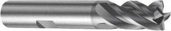 Sandvik Coromant - 12mm, 4 Flute, Solid Carbide, Corner Radius End Mill - 73mm OAL, 35° Helix, Right Hand Flute, 16.5mm LOC, Right Hand Cut - Eagle Tool & Supply