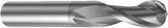 Sandvik Coromant - 1mm Diam, 3mm LOC, 2 Flute Solid Carbide Ball End Mill - 38mm OAL, 3mm Shank Diam, Ball Flute - Eagle Tool & Supply