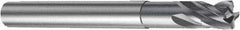 Sandvik Coromant - 8mm, 4 Flute, Solid Carbide, 0.5mm Corner Chamfer End Mill - 80mm OAL, 30° Helix, Right Hand Flute, 8mm LOC, Right Hand Cut - Eagle Tool & Supply