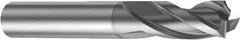 Sandvik Coromant - 4mm, 3 Flute, Solid Carbide, Corner Radius End Mill - 57mm OAL, 30° Helix, Right Hand Flute, 14.5mm LOC, Right Hand Cut - Eagle Tool & Supply