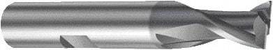 Sandvik Coromant - 13.7mm, 2 Flute, Solid Carbide, Corner Radius End Mill - 75mm OAL, 30° Helix, Right Hand Flute, 14.5mm LOC, Right Hand Cut - Eagle Tool & Supply