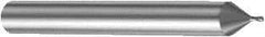 Sandvik Coromant - 1mm, 1mm LOC, 6mm Shank Diam, 54mm OAL, 2 Flute, Solid Carbide Square End Mill - Single End, TiAlN Finish, Spiral Flute, 30° Helix, Centercutting, Right Hand Cut, Right Hand Flute, Series CoroMill Plura - Eagle Tool & Supply