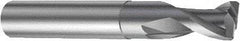 Sandvik Coromant - 3mm, 2 Flute, Solid Carbide, 0.5mm Corner Chamfer End Mill - 57mm OAL, 30° Helix, Right Hand Flute, 3mm LOC, Right Hand Cut - Eagle Tool & Supply