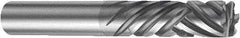 Sandvik Coromant - 8mm, 26mm LOC, 8mm Shank Diam, 76mm OAL, 6 Flute, Solid Carbide Square End Mill - Single End, TiAlN Finish, Spiral Flute, 30° Helix, Right Hand Cut, Right Hand/Left Hand Flute, Series CoroMill Plura - Eagle Tool & Supply