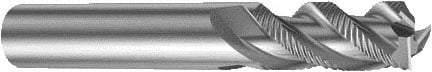 Sandvik Coromant - 6mm, 3 Flute, Single End, Solid Carbide, Corner Chamfer End Mill - 57mm OAL, Right Hand Flute, 13mm LOC, Right Hand Cut - Eagle Tool & Supply