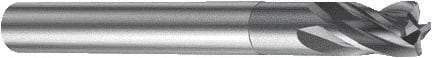 Sandvik Coromant - 3/16", 4 Flute, Solid Carbide, 1/16" Corner Chamfer End Mill - 76.2mm OAL, 30° Helix, Right Hand Flute, 4.78mm LOC, Right Hand Cut - Eagle Tool & Supply