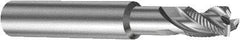 Sandvik Coromant - 8mm, 3 Flute, Solid Carbide, Corner Radius End Mill - 72mm OAL, 40° Helix, Right Hand Flute, 12mm LOC, Right Hand Cut - Eagle Tool & Supply