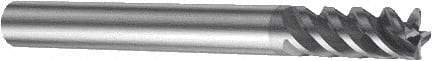 Sandvik Coromant - 8mm, 4 Flute, Single End, Solid Carbide, Corner Chamfer End Mill - 80mm OAL, Right Hand Flute, 19mm LOC, Right Hand Cut - Eagle Tool & Supply