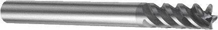 Sandvik Coromant - 5mm, 3 Flute, Solid Carbide, Corner Radius End Mill - 57mm OAL, 50° Helix, Right Hand Flute, 13mm LOC, Right Hand Cut - Eagle Tool & Supply