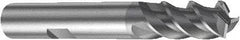 Sandvik Coromant - 6mm, 3 Flute, Single End, Solid Carbide, Corner Chamfer End Mill - 57mm OAL, Right Hand Flute, 10mm LOC, Right Hand Cut - Eagle Tool & Supply