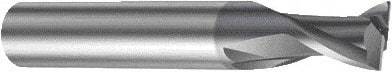 Sandvik Coromant - 4mm, 2 Flute, Single End, Solid Carbide, Corner Chamfer End Mill - 54mm OAL, Right Hand Flute, 5.5mm LOC, Right Hand Cut - Eagle Tool & Supply