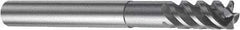 Sandvik Coromant - 16mm, 36mm LOC, 16mm Shank Diam, 115mm OAL, 4 Flute, Solid Carbide Square End Mill - Single End, TiAlN Finish, Spiral Flute, 50° Helix, Centercutting, Right Hand Cut, Right Hand Flute, Series CoroMill Plura - Eagle Tool & Supply