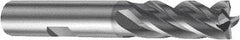 Sandvik Coromant - 25mm, 4 Flute, Solid Carbide, Corner Radius End Mill - 121mm OAL, 35° Helix, Right Hand Flute, 45.5mm LOC, Right Hand Cut - Eagle Tool & Supply