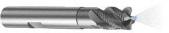 Sandvik Coromant - 8mm, 9mm LOC, 8mm Shank Diam, 58mm OAL, 4 Flute, Solid Carbide Square End Mill - Single End, TiAlN Finish, Spiral Flute, 40° Helix, Right Hand Cut, Right Hand Flute, Series CoroMill Plura - Eagle Tool & Supply