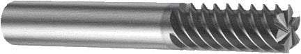 Sandvik Coromant - 6mm, 6 Flute, Solid Carbide, Corner Radius End Mill - 57mm OAL, 60° Helix, Right Hand Flute, 13mm LOC, Right Hand Cut - Eagle Tool & Supply