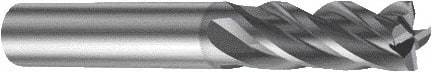 Sandvik Coromant - 4mm, 4 Flute, Single End, Solid Carbide, Corner Chamfer End Mill - 57mm OAL, Right Hand Flute, 11.5mm LOC, Right Hand Cut - Eagle Tool & Supply