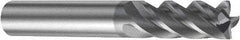 Sandvik Coromant - 12mm, 4 Flute, Solid Carbide, Corner Radius End Mill - 83mm OAL, 41° Helix, Right Hand Flute, 26mm LOC, Right Hand Cut - Eagle Tool & Supply