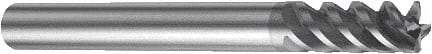 Sandvik Coromant - 6mm, 13mm LOC, 6mm Shank Diam, 65mm OAL, 4 Flute, Solid Carbide Square End Mill - Single End, TiAlN Finish, Spiral Flute, 50° Helix, Centercutting, Right Hand Cut, Right Hand Flute, Series CoroMill Plura - Eagle Tool & Supply
