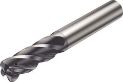 Sandvik Coromant - 10mm, 4 Flute, Solid Carbide, 1.5mm Corner Chamfer End Mill - 72mm OAL, 38° Helix, Right Hand Flute, 22mm LOC, Right Hand Cut - Eagle Tool & Supply