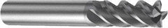 Sandvik Coromant - 2mm, 7mm LOC, 6mm Shank Diam, 57mm OAL, 4 Flute, Solid Carbide Square End Mill - Single End, TiAlN Finish, Spiral Flute, 45° Helix, Right Hand Cut, Right Hand Flute, Series CoroMill Plura - Eagle Tool & Supply