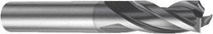Sandvik Coromant - 13mm, 3 Flute, Solid Carbide, Corner Radius End Mill - 83mm OAL, 30° Helix, Right Hand Flute, 22.5mm LOC, Right Hand Cut - Eagle Tool & Supply