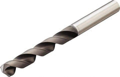 Sandvik Coromant - 5/16" 130° Solid Carbide Jobber Drill - Diamond Finish, Right Hand Cut, Spiral Flute, Straight Shank, 3.5827" OAL, Split Point - Eagle Tool & Supply