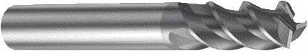 Sandvik Coromant - 12mm, 3 Flute, Single End, Solid Carbide, Corner Chamfer End Mill - 83mm OAL, Right Hand Flute, 22mm LOC, Right Hand Cut - Eagle Tool & Supply